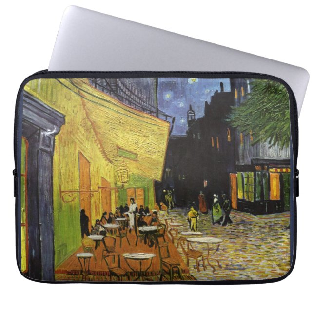 Funda Para Portátil El café nocturno de Van Gogh (Frente)