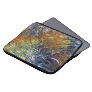 Funda Para Portátil El camino a través de los iris por Claude Monet