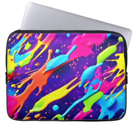 Funda Para Portátil El caos colorido en la meseta abstracta