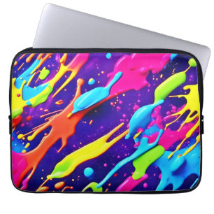 Funda Para Portátil El caos colorido en la meseta abstracta