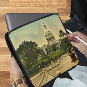 Funda Para Portátil El Capitolio de los Estados Unidos de la Bibliotec