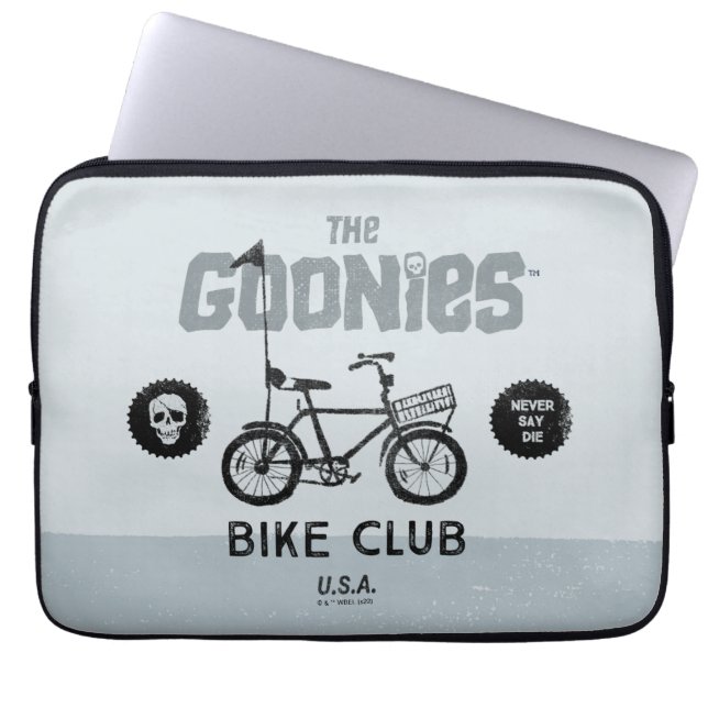 Funda Para Portátil El Club de Bicicletas Goonies (Frente)
