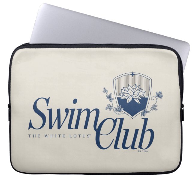 Funda Para Portátil El club de natación White Lotus (Frente)