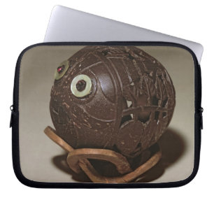 Funda Para Portátil El coco esculpió en una cara, c.1895