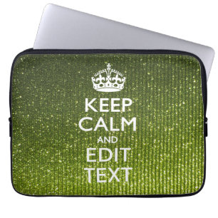 Funda Para Portátil El color verde mantiene la calma tu texto