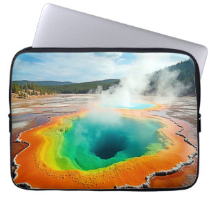 Funda Para Portátil El colorido arte de la primavera caliente de la na