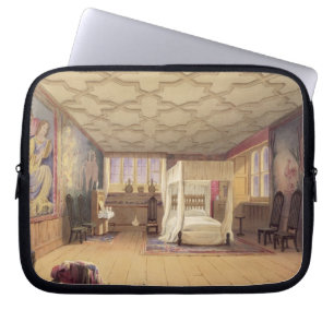 Funda Para Portátil El cuarto blanco, casa de Cotehele, c.1830-40