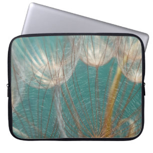 Funda Para Portátil El dandelion blanco en la fotografía de primer pla