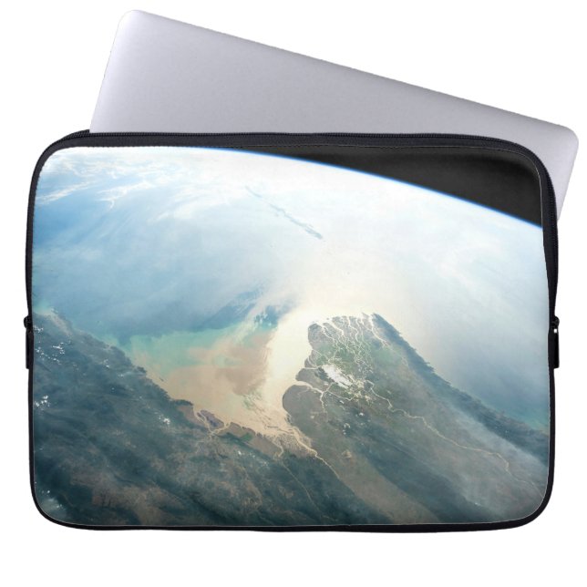 Funda Para Portátil El Delta Del Río Irrawaddy En Birmania (Myanmar). (Frente)