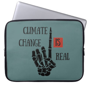 Funda Para Portátil El desafío climático es una verdadera conciencia a