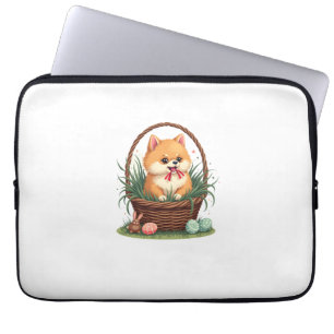 Funda Para Portátil El desorden de Pascua de Gomi Vintage perro de Pas