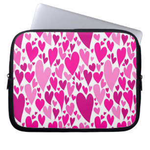 Funda Para Portátil El día de San Valentín Groovy y Romántico del Cora