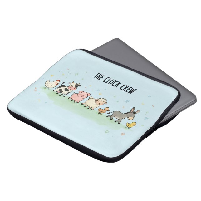Funda Para Portátil "El Equipo Cluck" (Superior anverso)