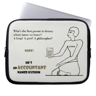 Funda Para Portátil "Él es contable nombrado Kushim "