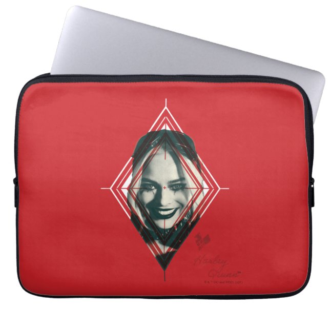 Funda Para Portátil El escuadrón suicida | Harley Quinn Diamond Target (Frente)