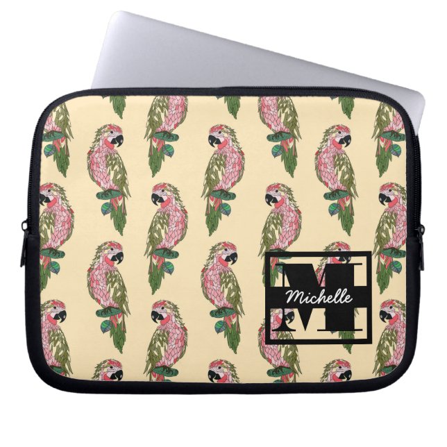 Funda Para Portátil El estilo de Zentangle repite mecánicamente el (Frente)
