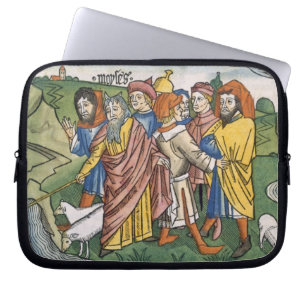 Funda Para Portátil El éxodo 17 1-7 Moses hace la corriente de