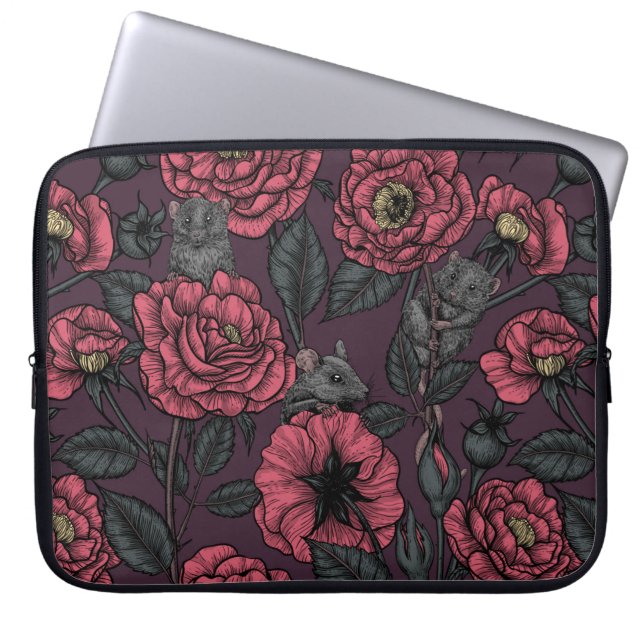 Funda Para Portátil El fiesta de ratones (Frente)