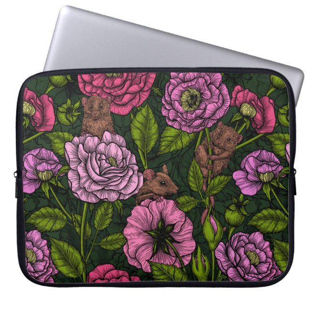 Funda Para Portátil El fiesta de ratones (Frente)