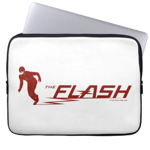 Funda Para Portátil El Flash Logotipo del nombre del superhéroe