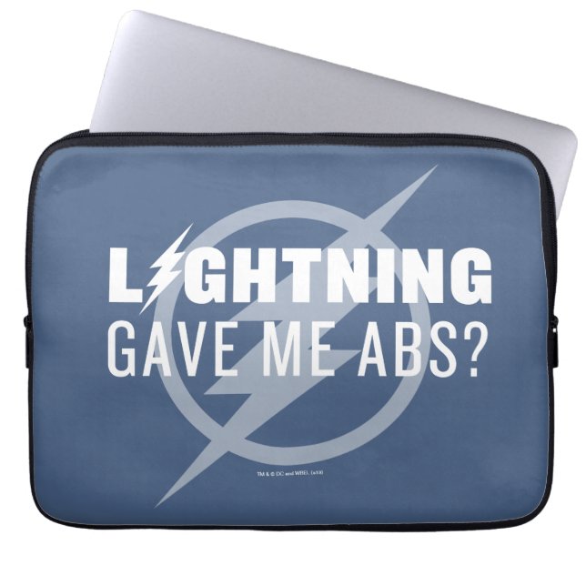 Funda Para Portátil El Flash | "Rayos me dieron abs?" (Frente)
