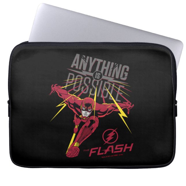 Funda Para Portátil El Flash | "Todo Es Posible" (Frente)