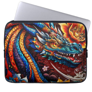 Funda Para Portátil "El florecimiento del dragón"