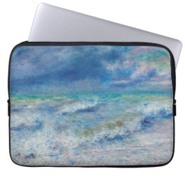 Funda Para Portátil El Fuego De Renoir. Impresionismo azul náutico / M