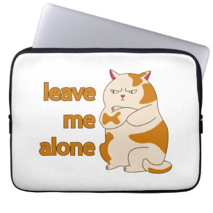 Funda Para Portátil El gato gordo de Moody me deja solo