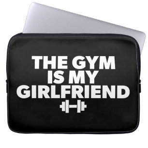 Funda Para Portátil El Gimnasio Es Mi Novia - Funny Novedad Workout