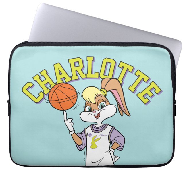 Funda Para Portátil El giro de baloncesto de Lola (Frente)