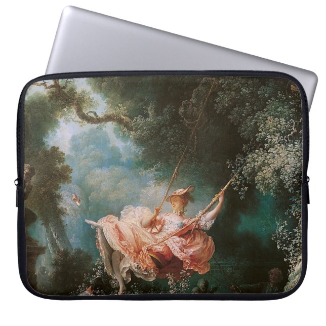Funda Para Portátil El giro de Jean-Honoré Fragonard (Frente)