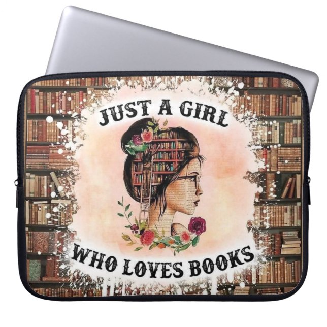Funda Para Portátil El Haven del Lover del libro (Frente)