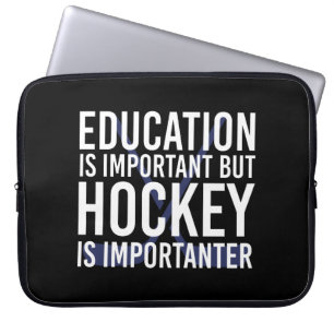 Funda Para Portátil El hockey es importante regalos divertidos de hock
