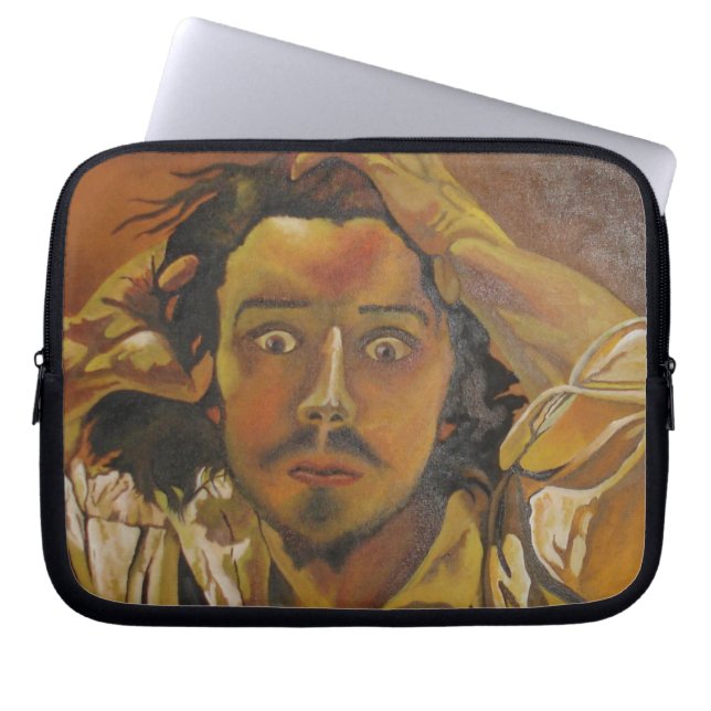 Funda Para Portátil El hombre desesperado (Frente)