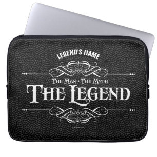 Funda Para Portátil El hombre, el mito, la manga del portátil de la le