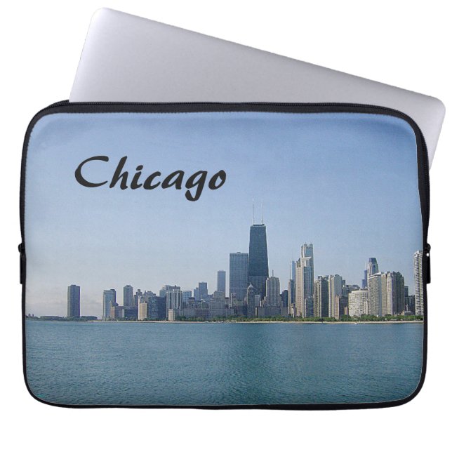 Funda Para Portátil El horizonte de Chicago (Frente)