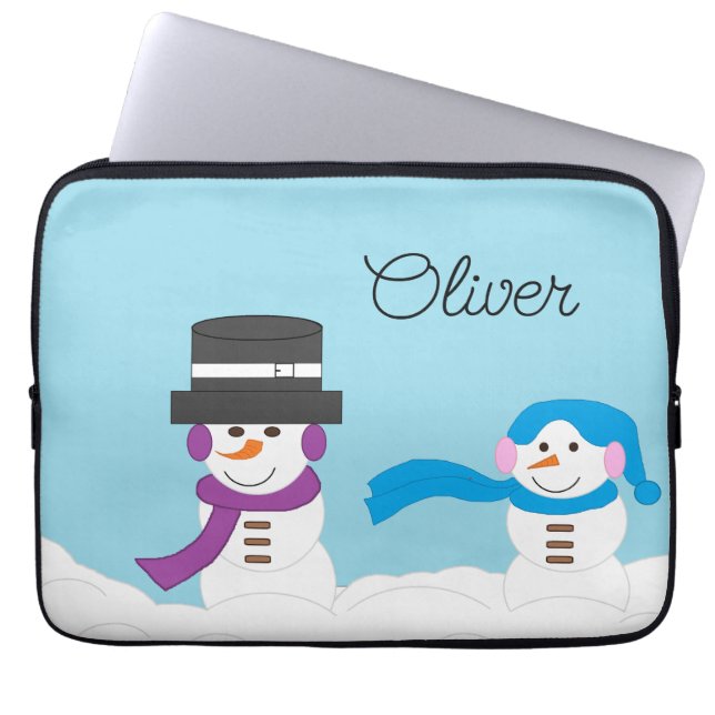 Funda Para Portátil El invierno es nevado (Frente)
