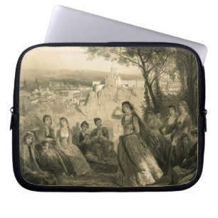Funda Para Portátil El jardín cerca de Tiflis, Georgia, platea 27 de