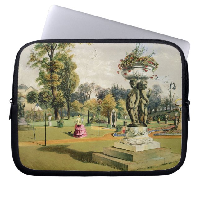 Funda Para Portátil El jardín de la terraza, abadía de Woburn (Frente)