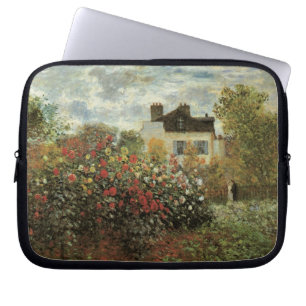 Funda Para Portátil El jardín de Monet en Argenteuil de Claude Monet