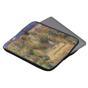 Funda Para Portátil El jardín del artista en Vetheuil de Claude Monet