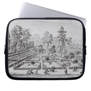 Funda Para Portátil El jardín del placer y el pabellón de papa Pío 