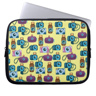 Funda Para Portátil El lindo patrón de cámaras