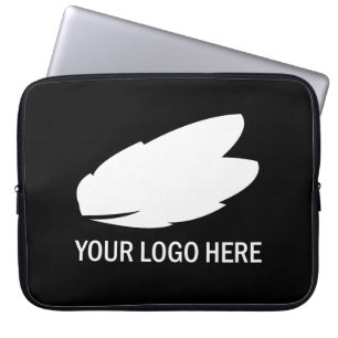 Funda Para Portátil El logotipo de su empresa blanco en la promoción e