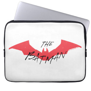 Funda Para Portátil El logotipo del murciélago escrito a mano de Batma
