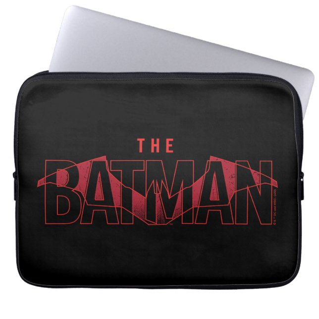 Funda Para Portátil El logotipo sobrepuesto de Batman Bat (Frente)