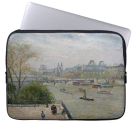 Funda Para Portátil El Louvre, la primavera de Camille Pissarro