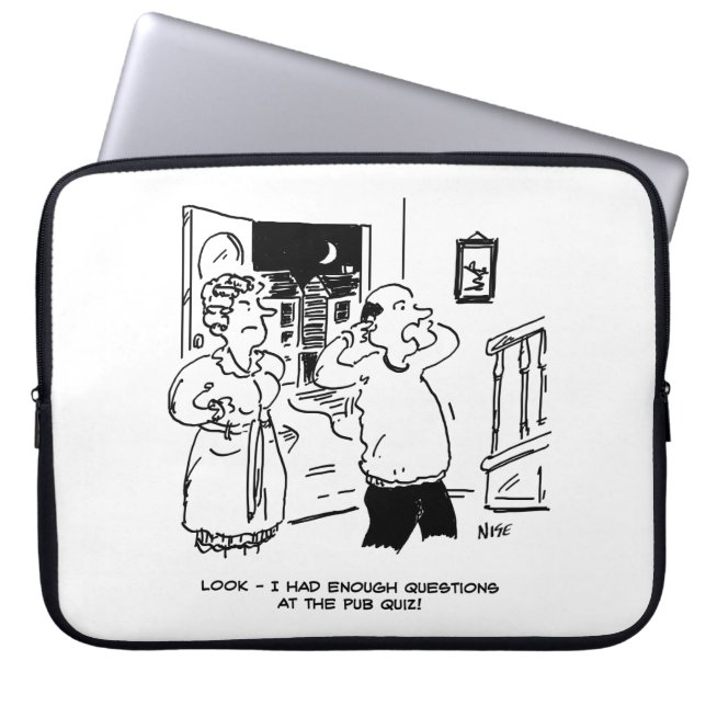 Funda Para Portátil El marido no quiere cuestionar (Frente)