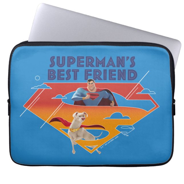 Funda Para Portátil El mejor amigo de Superman (Frente)
